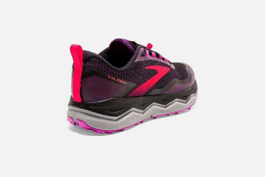 Brooks Running Shoes Womens Black/Red - Caldera 5 Trail - 8531-XBVHI